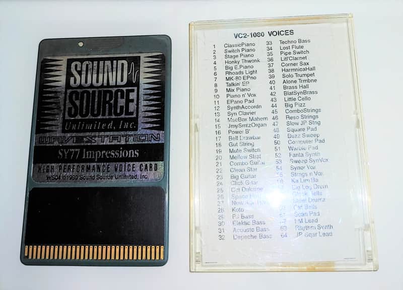 Sound Source Wavestation Rom SY77 Impressions image 1