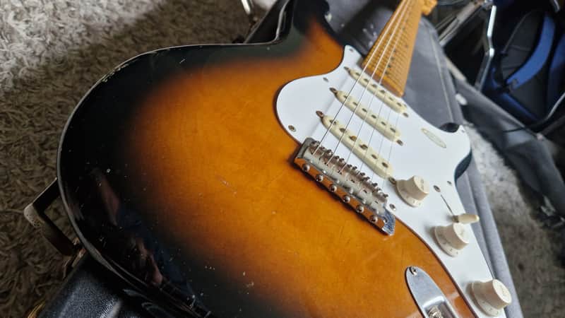 Squier Stratocaster RI57 1983 - Sunburst imagen 1