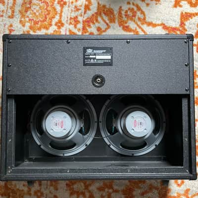 Vox 212C -60W 16 Ohm Black 2x12 Cabinet Upgraded Celestion 100 Alnico Speakers image 2
