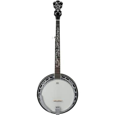 Ibanez B300 5-String Banjo, 22 Frets, Mahogany Neck, Rosewood Fretboard, Abalone Resonator Binding image 9