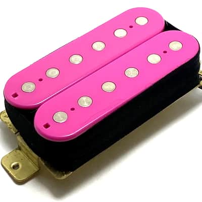 Dragonfire Screamer Humbucker Bridge Pickup, 1qty Passive Hot Wound High Output Ceramic Style ~ Pink image 1