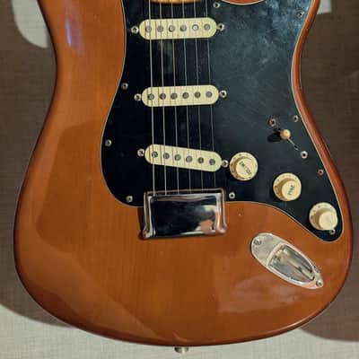 Fender Stratocaster Hardtail with 3-Bolt Neck, Maple Fretboard 1973 - 1977 - Walnut (Mocha) image 16