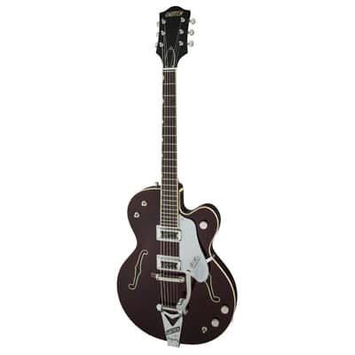 Gretsch G6119T-62 Vintage Select Edition '62 Tennessee Rose Hollow Body 6-String Right-Handed Electric Guitar with Bigsby and Rosewood Fingerboard (Dark Cherry Stain) image 3