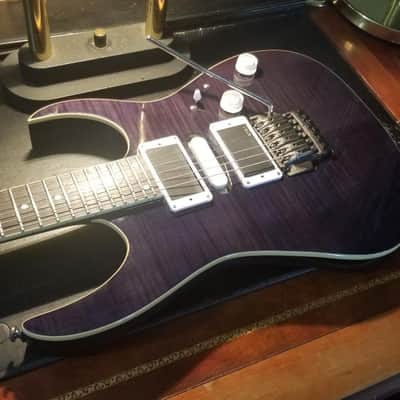 Ibanez SRGT 47 FM thru-neck spot model passive 24F 2003 - Translucent Purple image 13