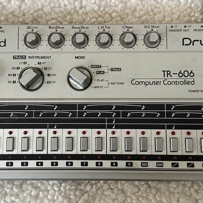 Roland TR-606 Drumatix 1980s - Silver