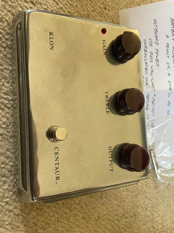 Klon Centaur Professional Overdrive (Non-Horsie) 1994 - 2008 - Silver