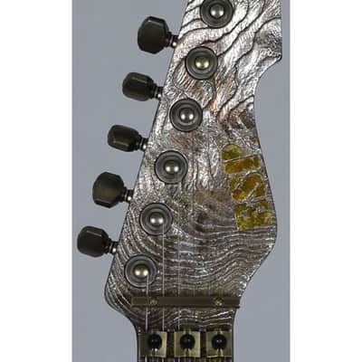 ESP Exhibition Limited Snapper-CTM FR Sand-Blast Maziora Gold Leaf Electric Guitar image 15