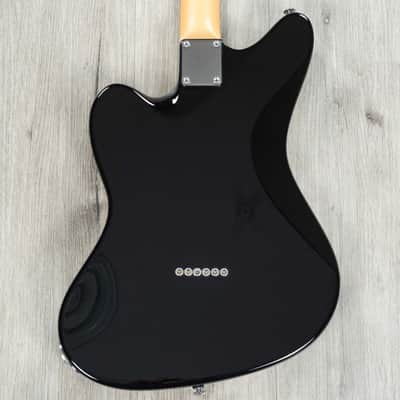 Suhr Classic JM HH Guitar, Tonepros TP6 Bridge, Indian Rosewood Fretboard, Black image 4