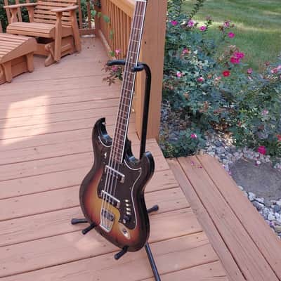 Hagstrom H-8 1967 8-String Bass - Sunburst image 3