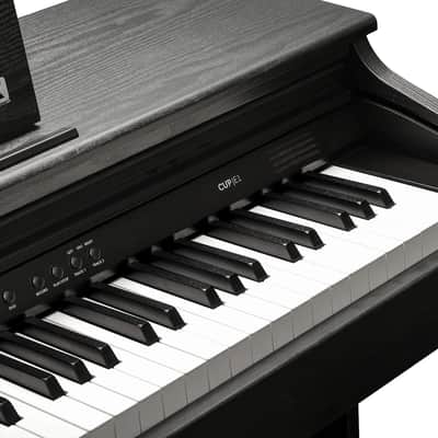 Kurzweil CUP E1 Home Digital Upright Piano 88 Keys, Bluetooth+MIDI & USB Connectivity, Black Finish image 6
