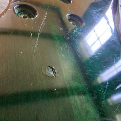 Peavey Fury V 5-string bass body 2007 - green QM image 12