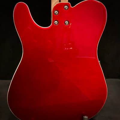 Fender Telecoustic Deluxe - Candy Apple Red image 3