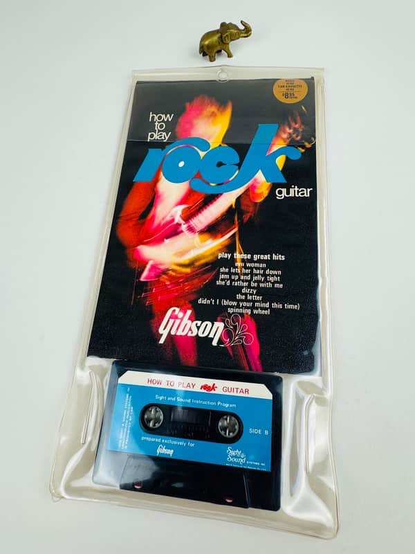Gibson "How to Play Rock Guitar" Cassette & Instruction Book Set (1970) image 1