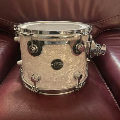 DW Performance White Marine Pearl Rack Tom 12x9" image 1