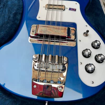 Rickenbacker 4008/8 Bass 2002 - Blue 8 string image 2