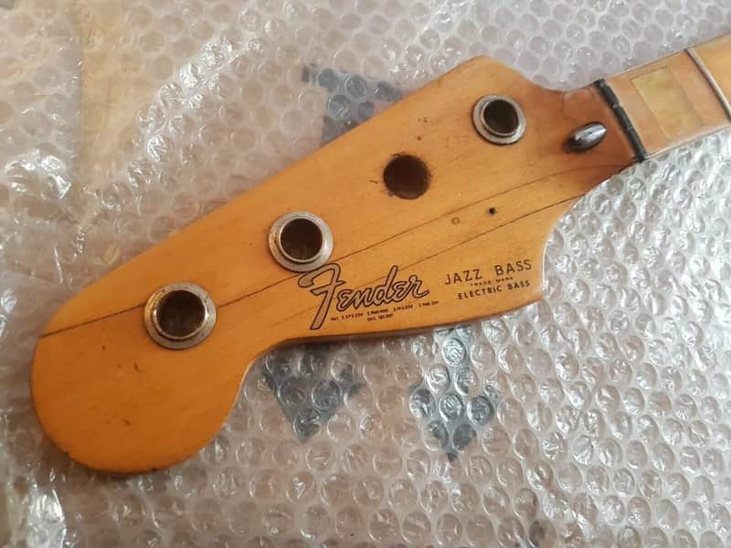 70's FENDER LEFT HAND JAZZ BASS NECK USA image 1