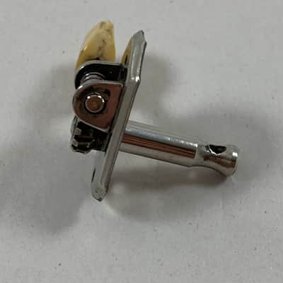 Kluson Open Back Treble Side Tuner White Button 1940’s 1950’s - Nickel image 5