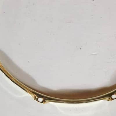 World Max 14" Brass Plated Steel Snare Side hoop 8 lug #2 image 9