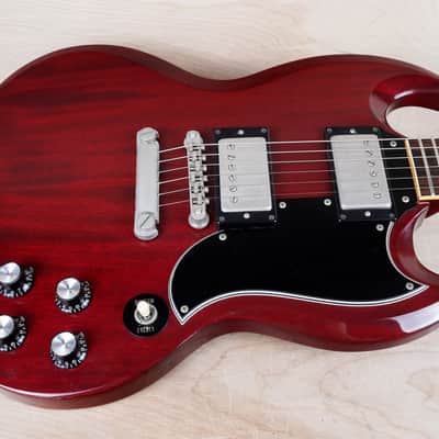 Burny RSG-65 '63 Model MIJ 1990 Cherry VH-1 PUs Japan SG w/ Bag image 4