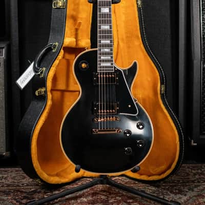 Gibson Custom Shop 1957 Les Paul Custom Reissue 2 Pickup VOS Electric Guitar - Ebony with Hardshell Case image 12