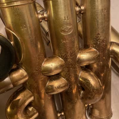 *Half Price* Besson 787 3 Valve Euphonium 1949 “50 Medals Of Honour” with Dennis Wick 4am Mouthpiece SER# 144787 image 10
