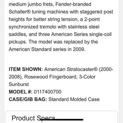 Fender Vintage 2000 USA Stratocaster image 10