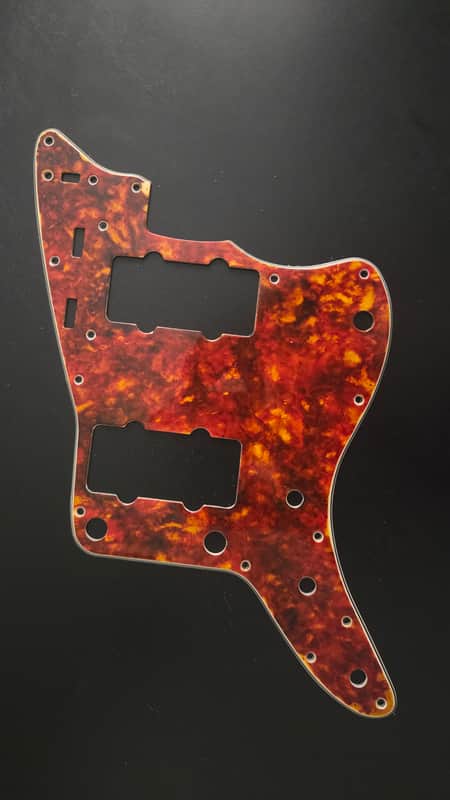 reptile_guards Jazzmaster US Tortoise Shell Pickguard brown orange red