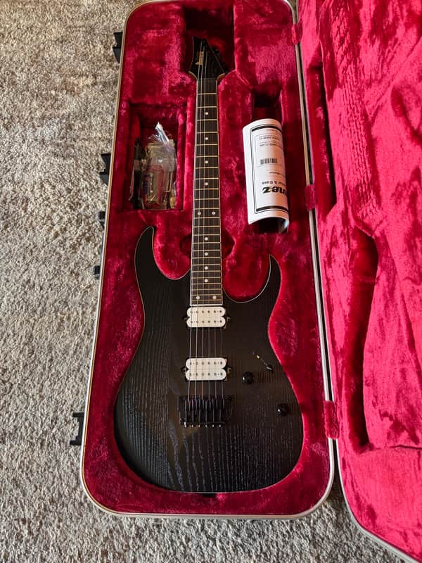 Ibanez RGR652AHB-WK Prestige with Rosewood Fretboard 2017 - 2018 - Weathered Black image 1