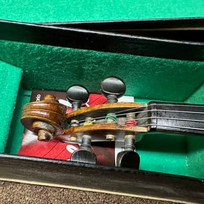 Used Vintage Early 1900s Strad Copy 4/4 full size Violin w/ case image 4