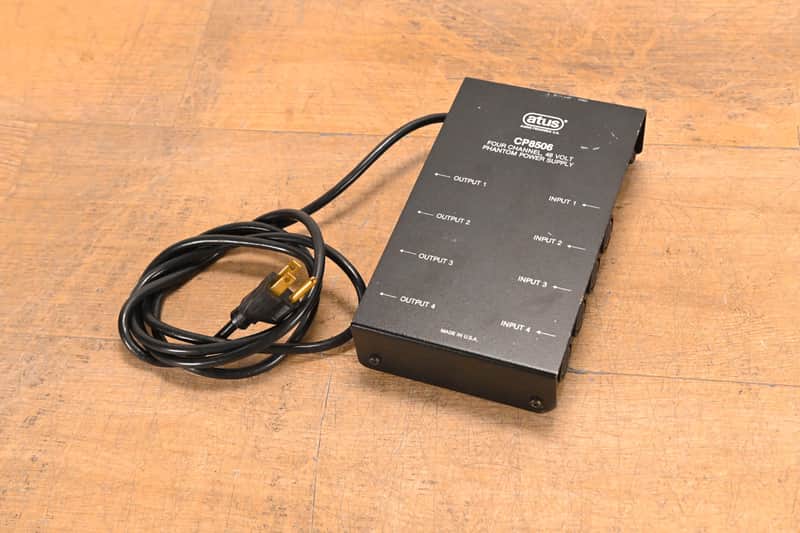 Audio-Technica CP8506 4-Channel 48V Phantom Power Supply CG01VUT image 1