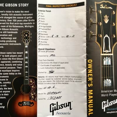 Gibson 2016 Hummingbird Pro Acoustic-Electric Guitar  Vintage Sunburst - Excellent Condition! image 20