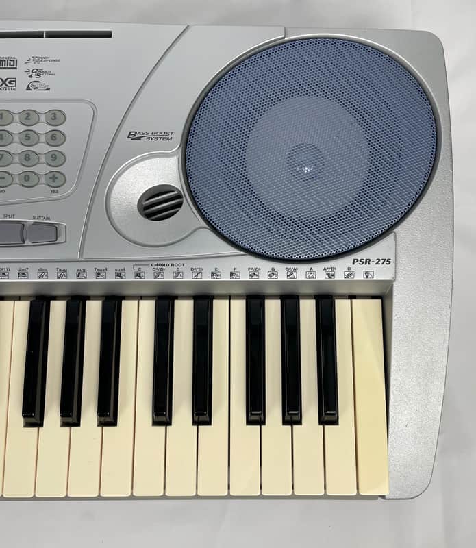 Yamaha PSR-275 Portatone Portable Electronic Keyboard Silver
