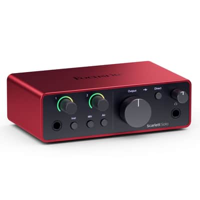 Focusrite Scarlett Solo Studio 4th Gen with CM25 MKIII & SH-450 - USB Interface image 7