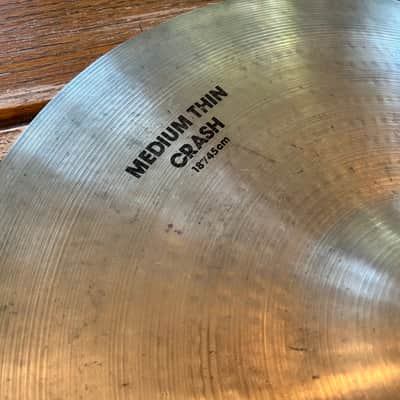 Vintage Zildjian 18" A Series Medium Thin Crash Cymbal 1982 - 2012 - Traditional image 3