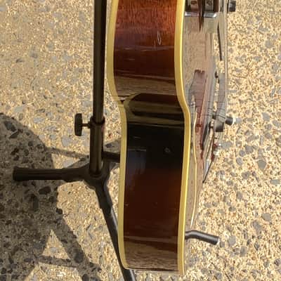 Aria Pro II FA-50E 1999 Brown Sunburst Hollow Body Electric Jazz Guitar image 11