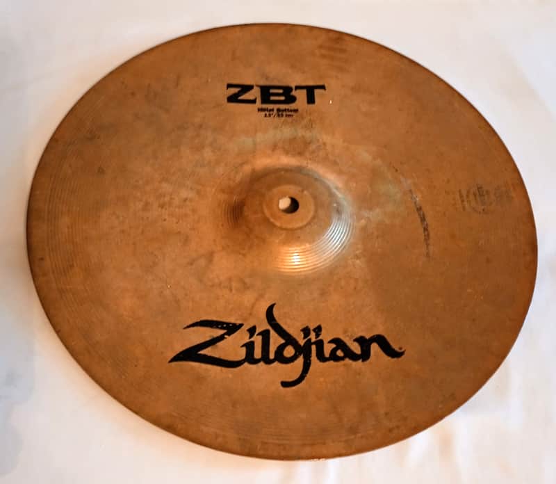 ZILDJIAN ZBT HI HAT INVERTED- FREE SHIP TO C-USA! image 1