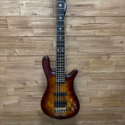 Warwick Teambuilt Streamer LX 2025 Limited Edition 5- string bass  - Honey Sunset Burst. 8lbs 3oz w/gig bag + goodies. New! image 3