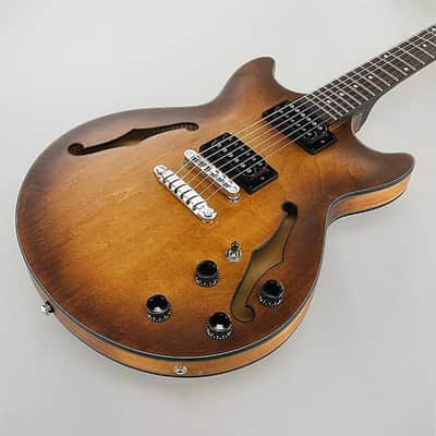 Ibanez AM73B Hollow Body Electric Guitar (Tobacco Flat) image 3