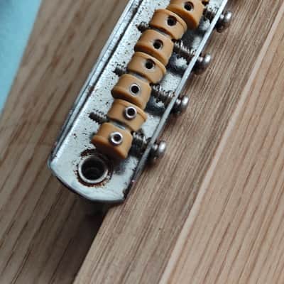 Staytrem Johnny Marr Jaguar Jazzmaster guitar bridge with Graphtech frictionless saddles image 6