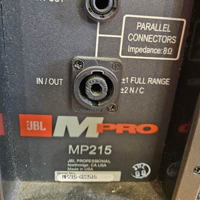 JBL MP215 MPro 15" 2-Way Passive Speakers (pair) image 6