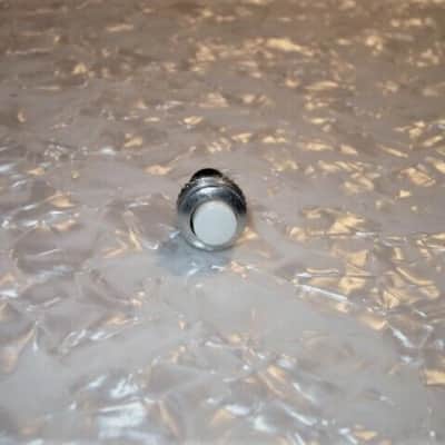 Guitar Momentary Kill Switch Push Button Complete Kit 10MM Flush Mount White image 1