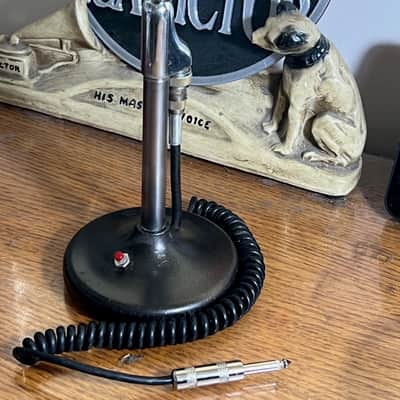 Rare Vintage 1950's Ronette-Holland G210-5 Crystal Microphone, works w/stand image 10