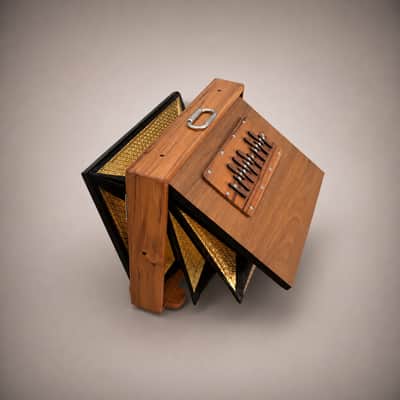 Handmade Shruti Box Big Size Professional Sound Sur Peti Sheesham Wood 13 Notes Natural image 2