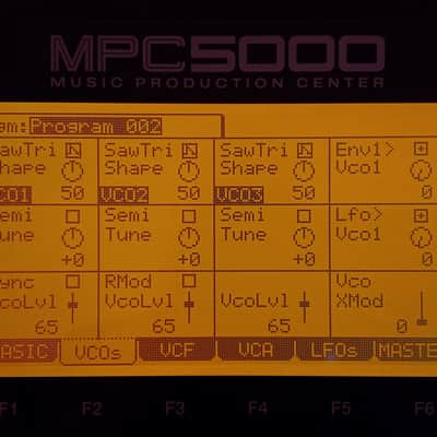 New orange display for Akai Mpc 5000