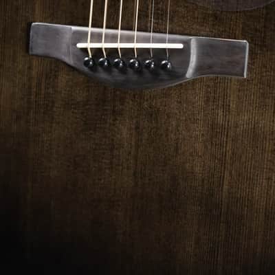 Yamaha TAG1E TransAcoustic Acoustic/Electric Guitar - Translucent Black with Gig Bag image 14