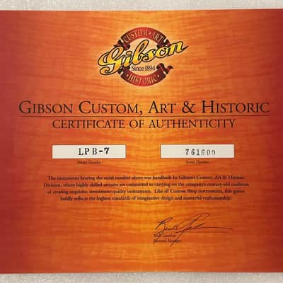 Gibson Custom Shop Historic Les Paul Custom Black Beauty VOS from 2006 - unplayed image 12
