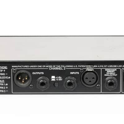 dbx 166XL Stereo Compressor / Limiter / Gate 2000s - Black image 2
