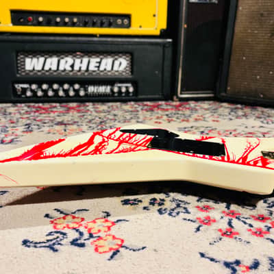 1984 Aria Pro II ZZ Limited Edition Blood Series “Bloody White” - Made In Japan image 21