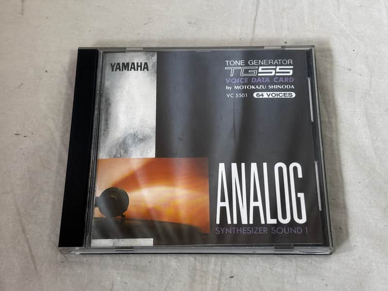 Yamaha TG55 VOICE DATA CARD ANALOG SYNTHESIZER SOUND1 VC5501 by MOTOKAZU SHINODA image 1