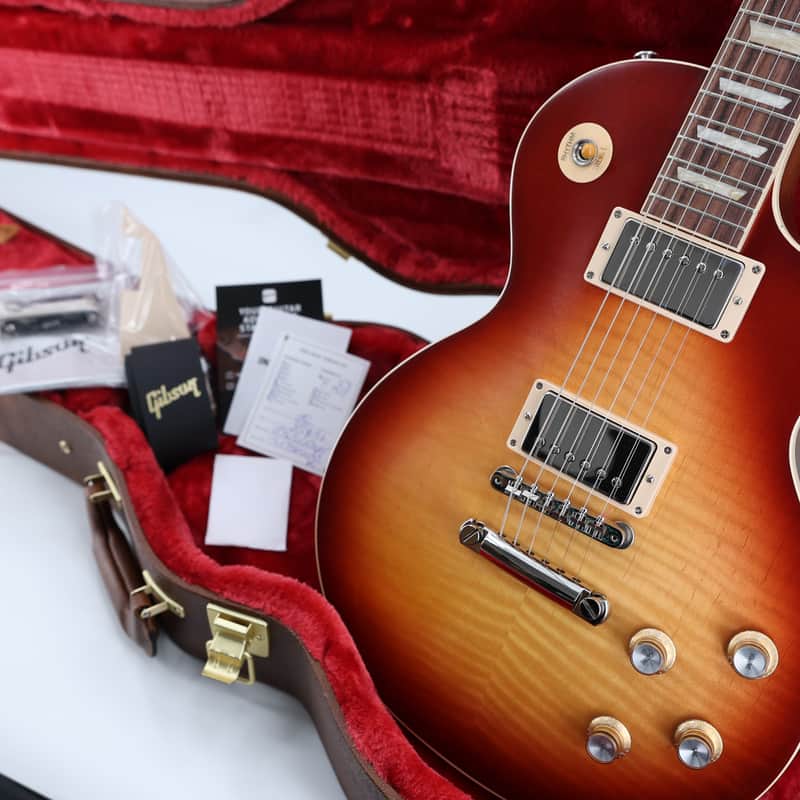 Gibson Les Paul Standard 60s Faded Guitar w/ Hardshell Case - Vintage Bourbon Burst image 1